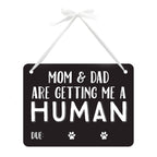Pet's Baby Announcement Chalkboard