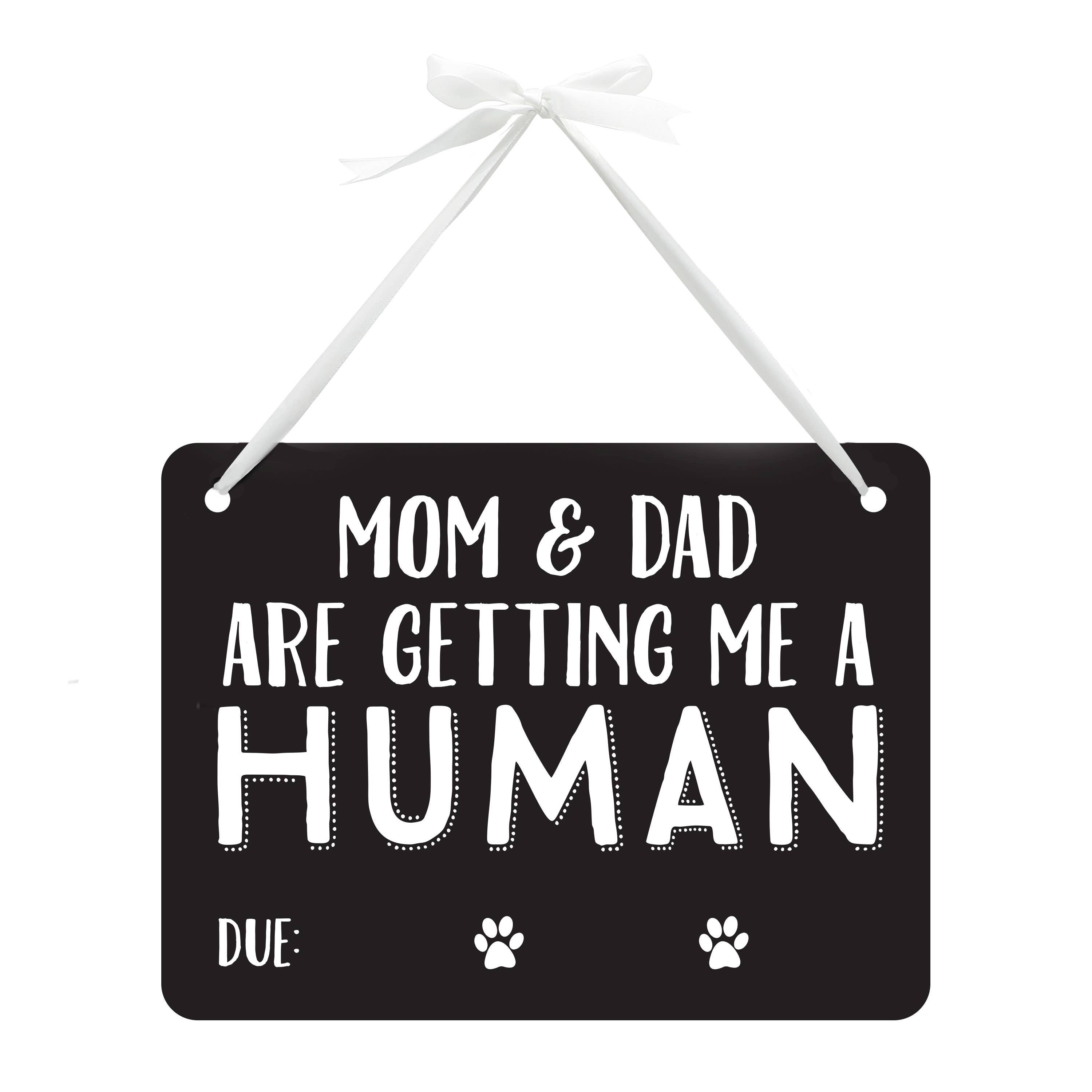 Pet's Baby Announcement Chalkboard