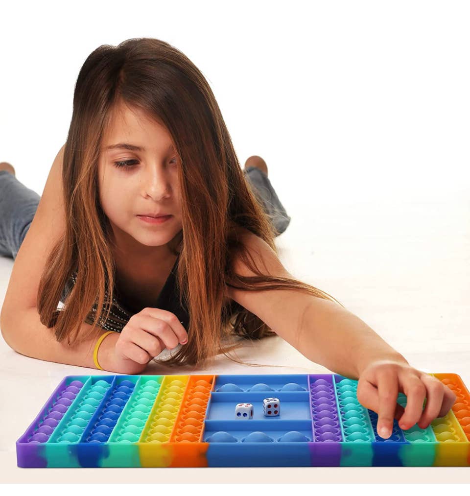 Rainbow Bubble Pop Fidget Game 🌈