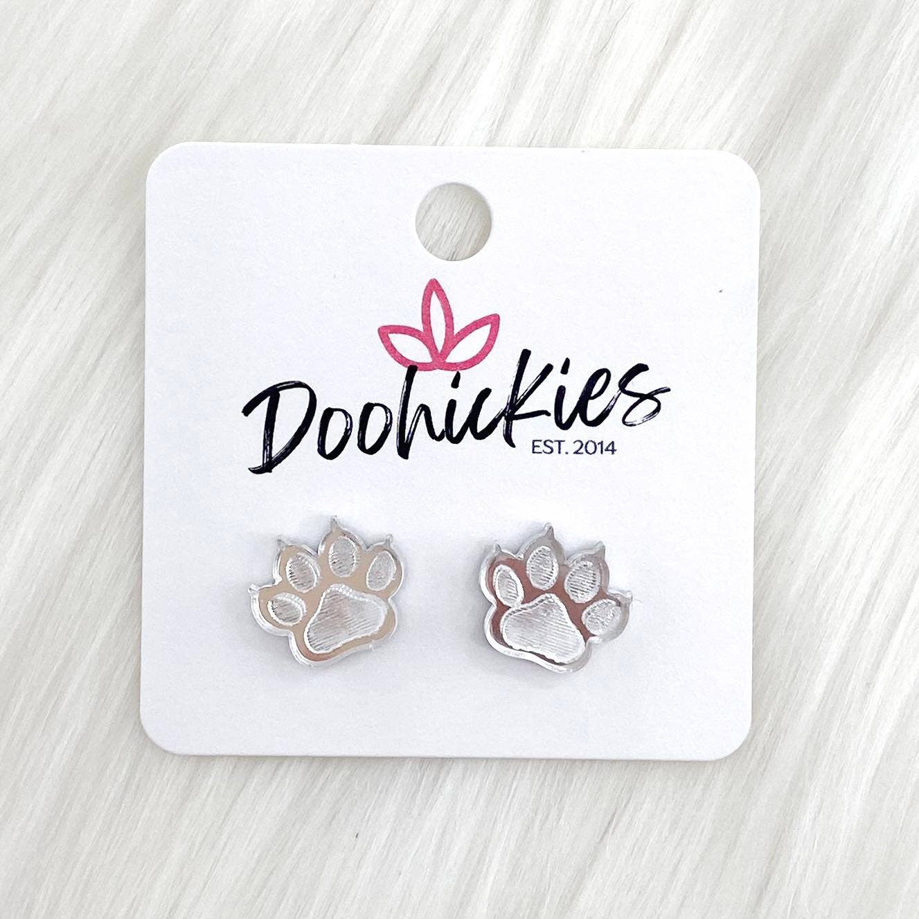 Acrylic Paws & Claws Earrings