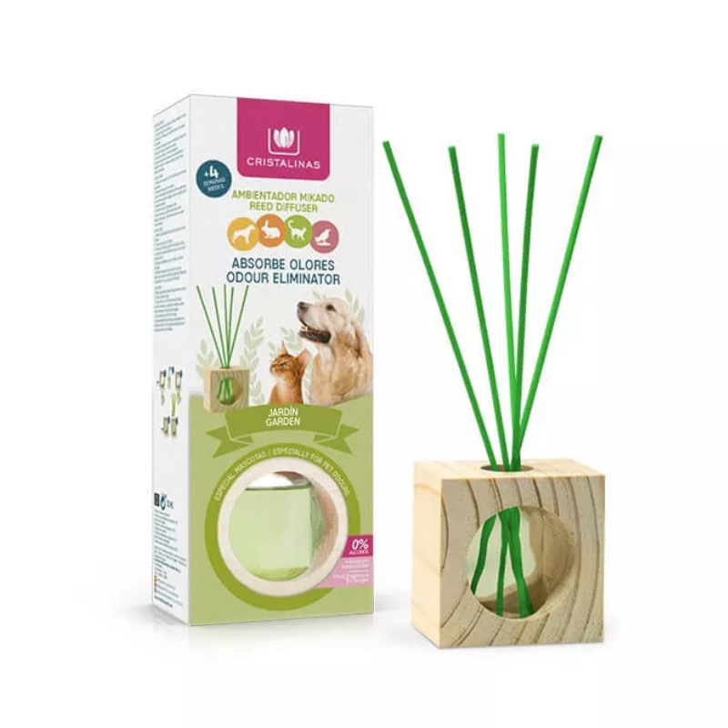 Cristalinas Pet Odor Eliminating Reed Diffuser