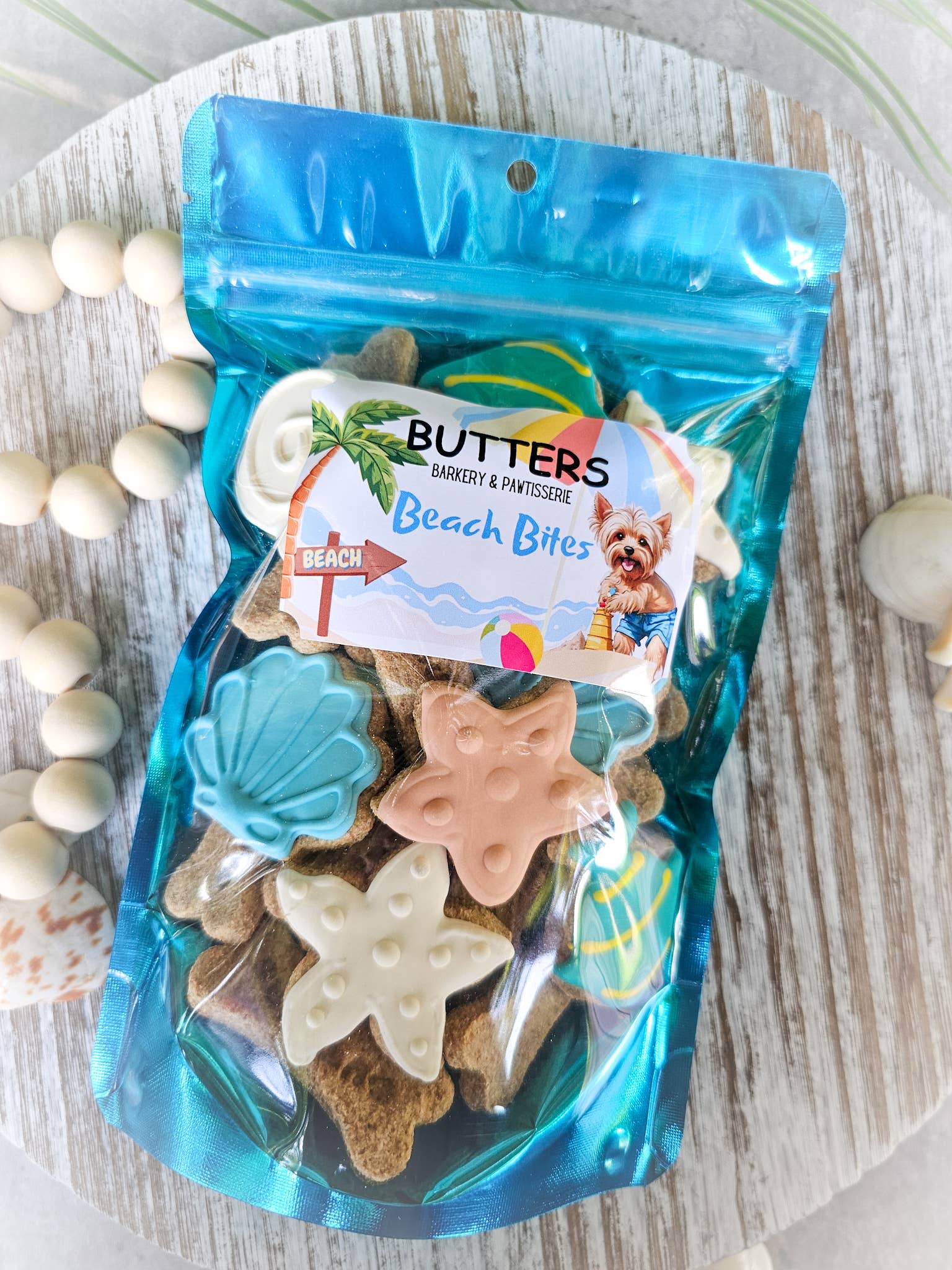 Beach Bites Dog Cookies Bags