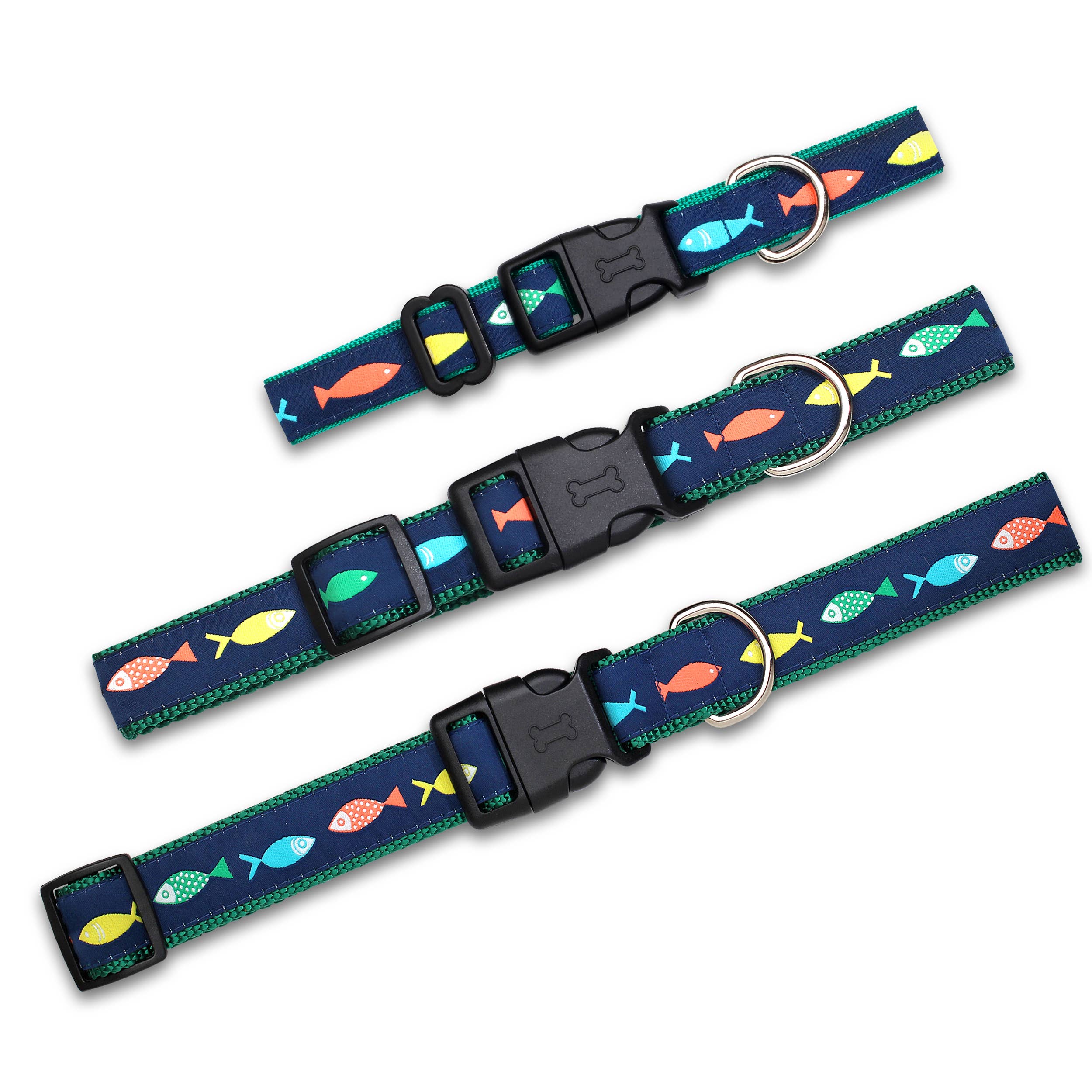 Funky Fish Dog Collar