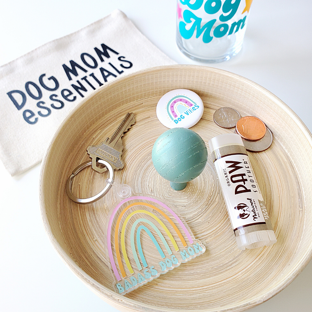 Dog Mom Essentials Zippered Pouch