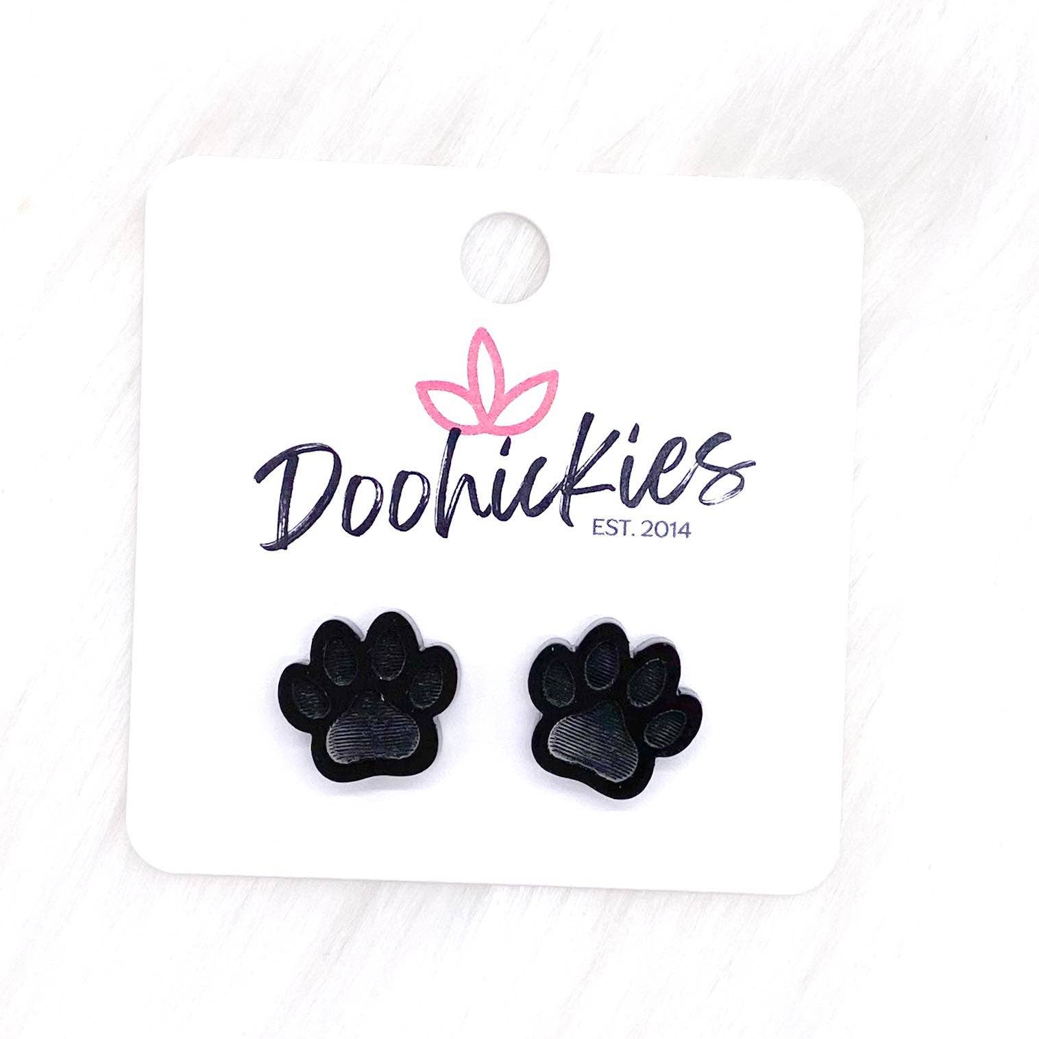 Acrylic Paws & Claws Earrings