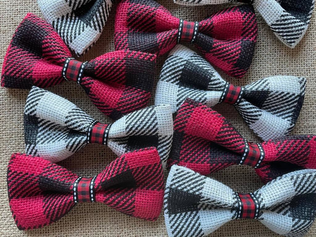 Checkered Plaid Bow Ties