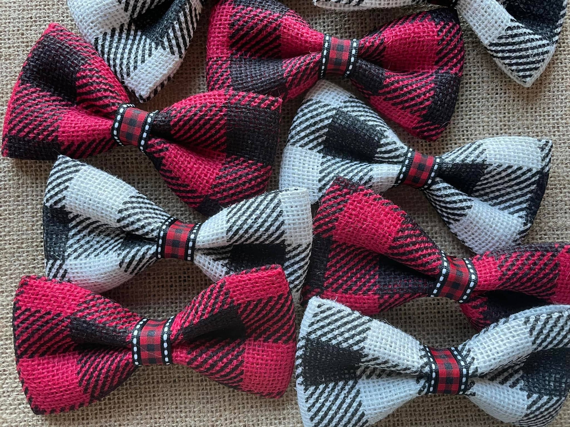 Checkered Plaid Bow Ties