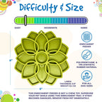 Mandala eTray Shallow Slow Feeder Dog Bowl