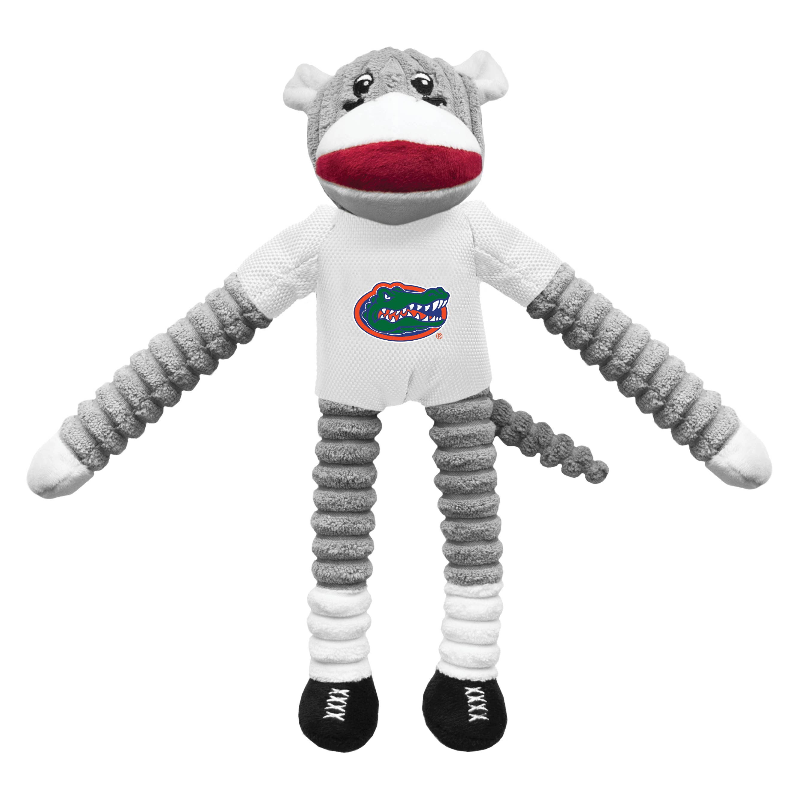 Florida Gators Sock Monkey Pet Toy