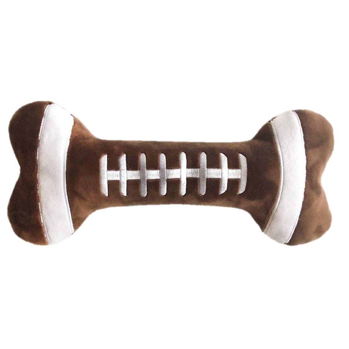 Plush Football Bone For Dogs