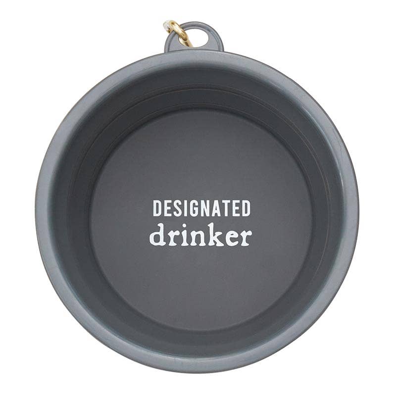 Designated Drinker Large Collapsible Bowl