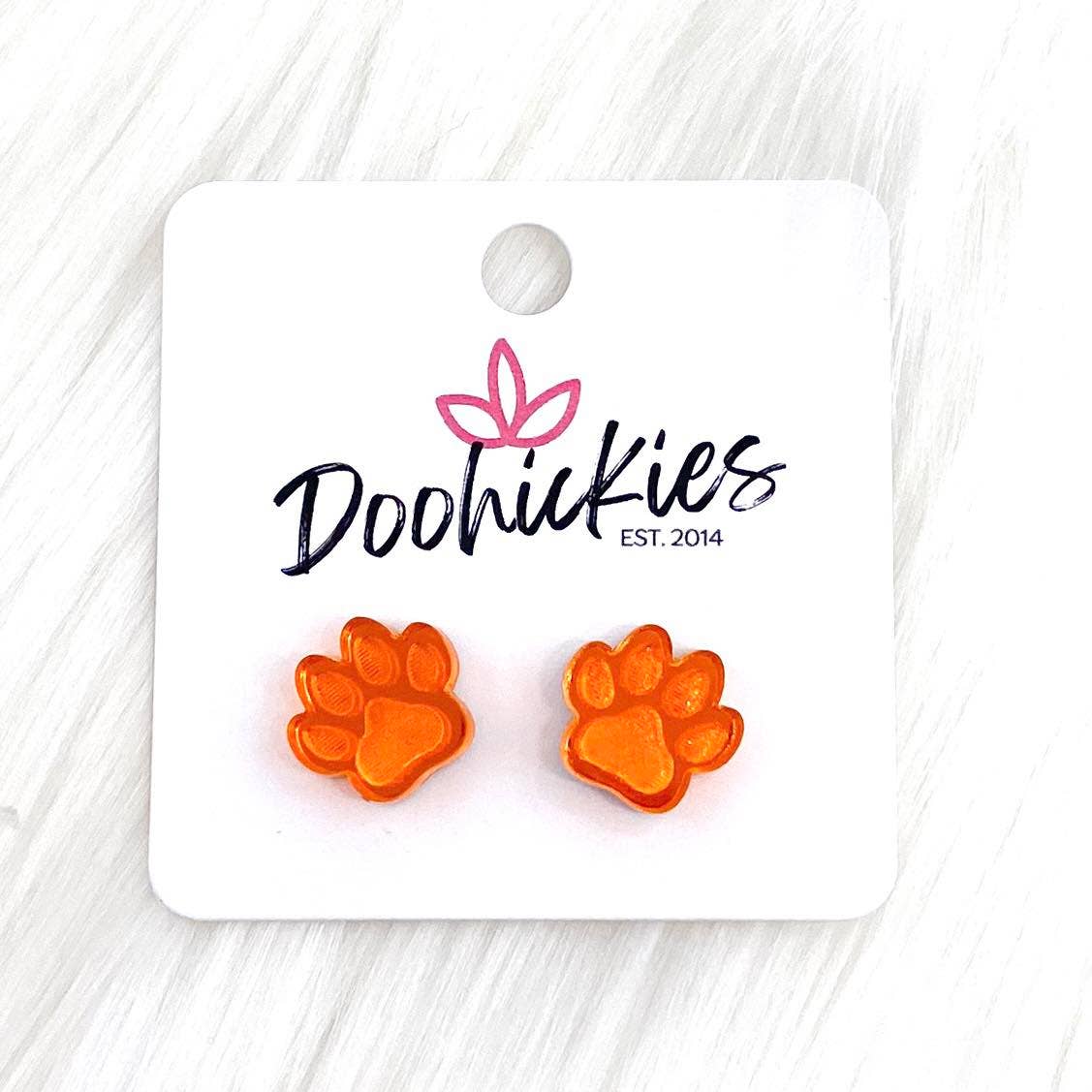 Acrylic Paws & Claws Earrings