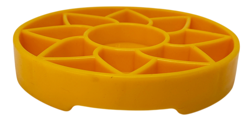 Sunflower Softie eTray Slow Feeder Dog Bowl