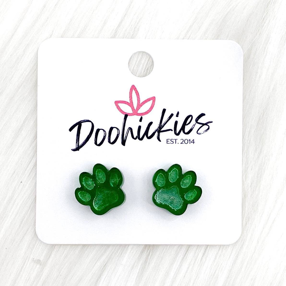 Acrylic Paws & Claws Earrings