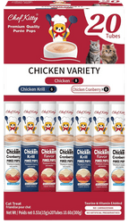 Chef Kitty Purée Pops - Grain-Free Cat Treats 20 Pack
