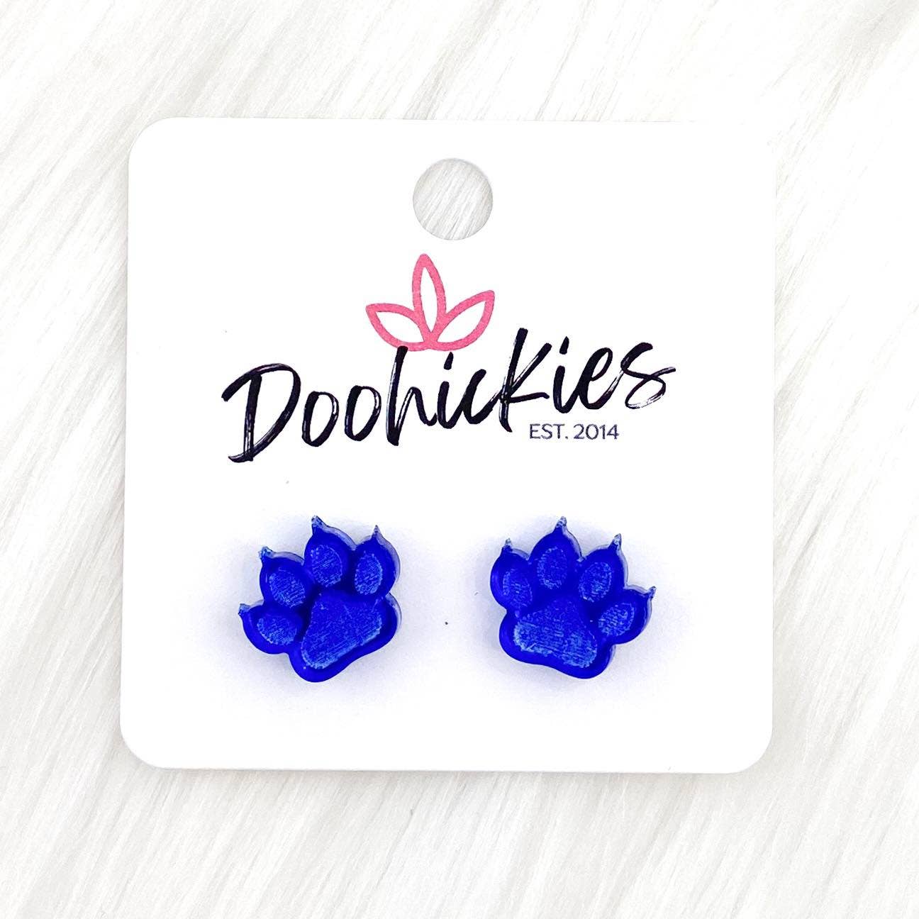 Acrylic Paws & Claws Earrings