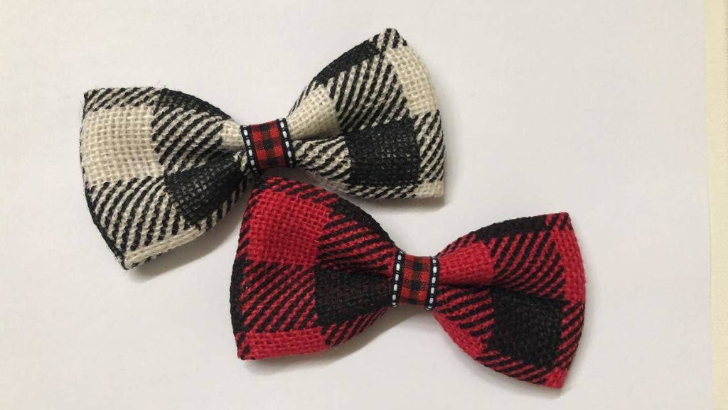 Checkered Plaid Bow Ties