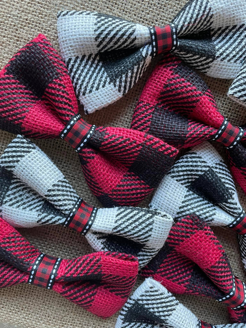 Checkered Plaid Bow Ties