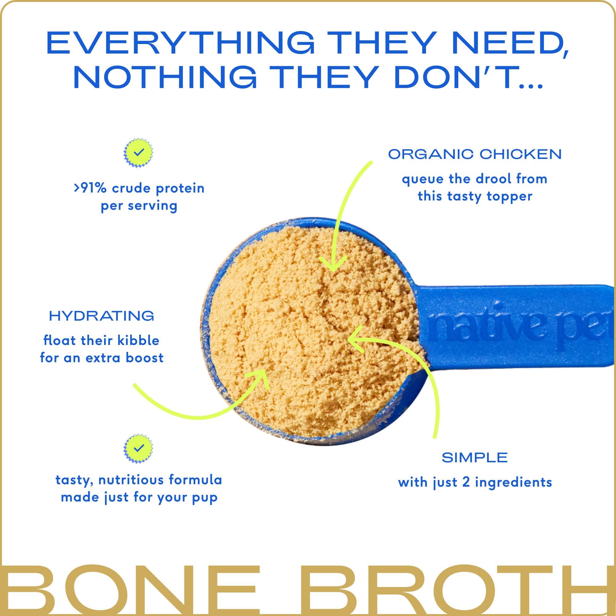 Organic Chicken Bone Broth Powder