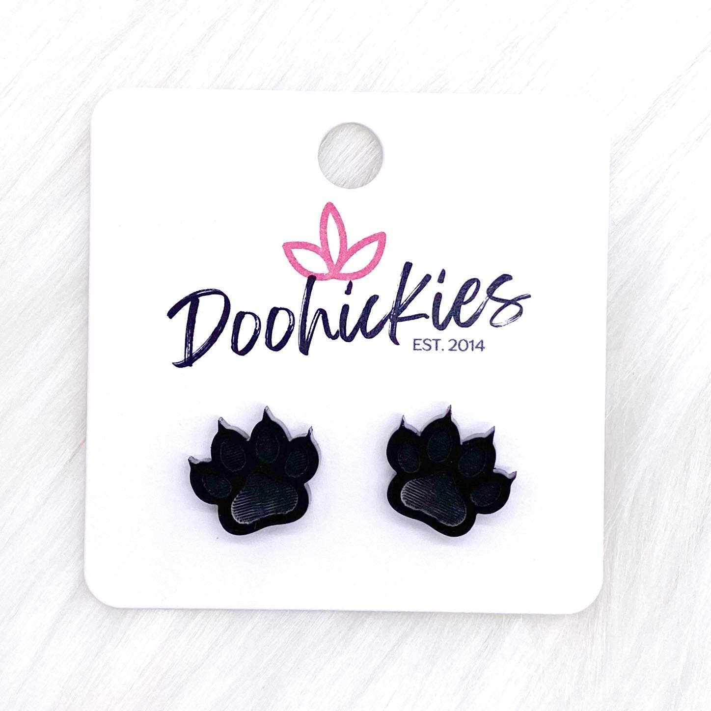 Acrylic Paws & Claws Earrings