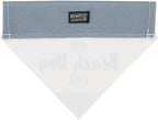 Beach Dog Canvas Slip on Pet Bandana