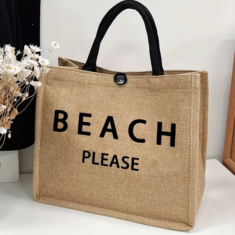 Beach Please Tote Large
