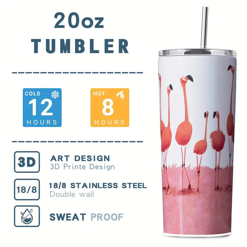 Flamingo Tumbler 20oz