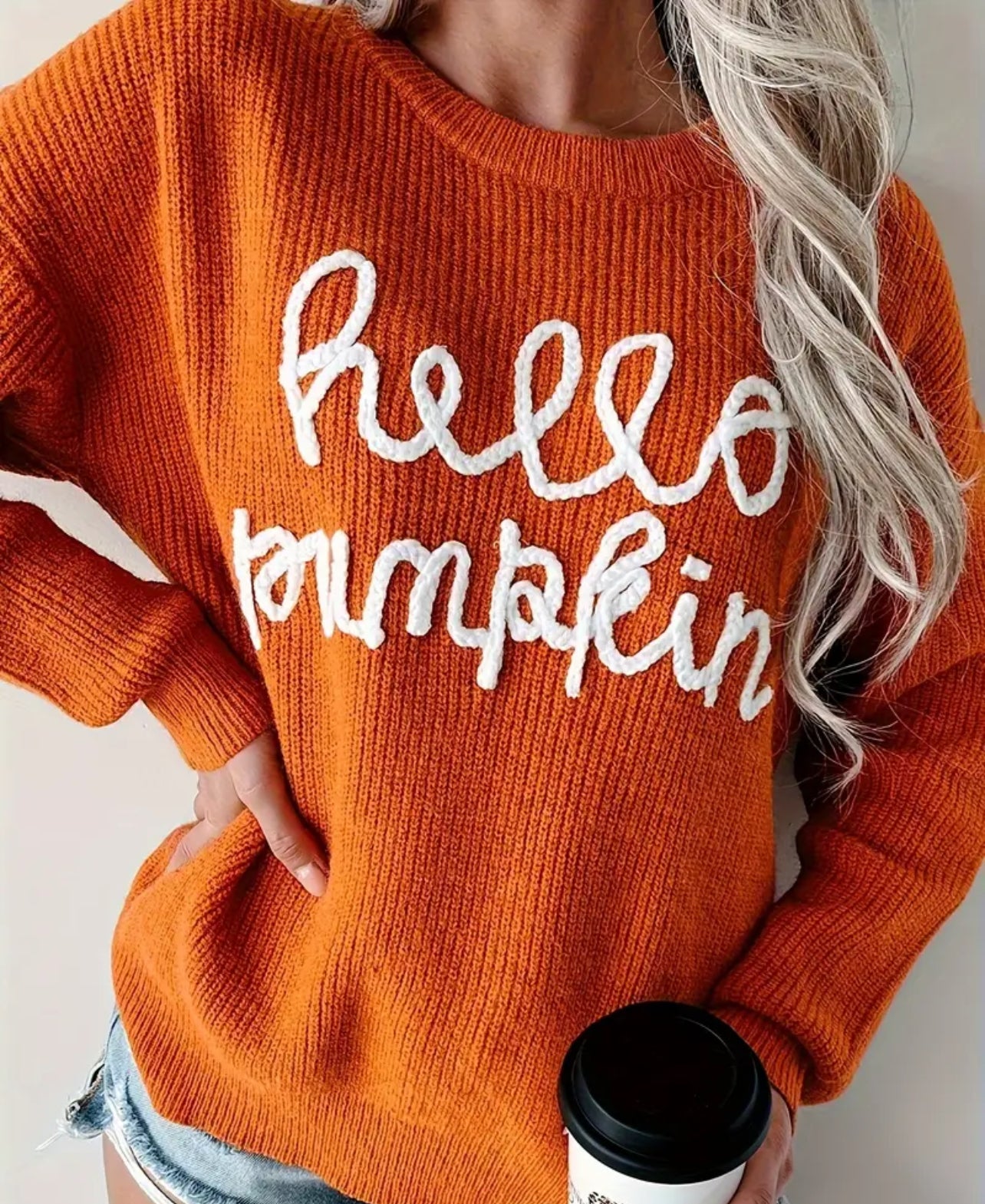 Hello Pumpkin Sweater