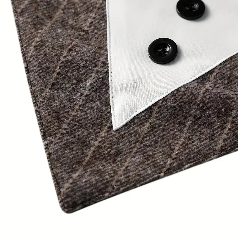 Gray Tuxedo Bandana