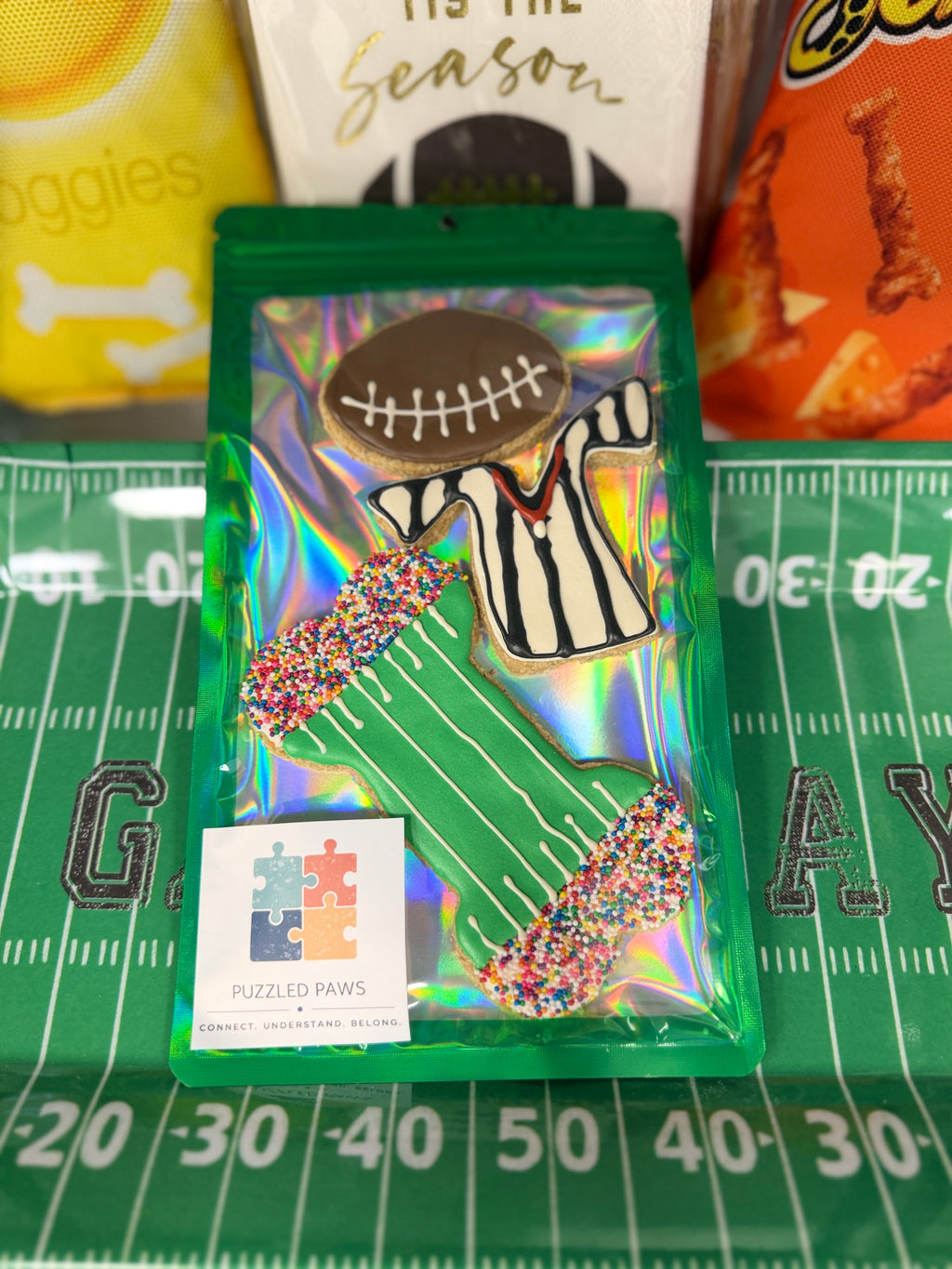 🏈 Laces Out! Football Dog Treat Set – 3 Pack
