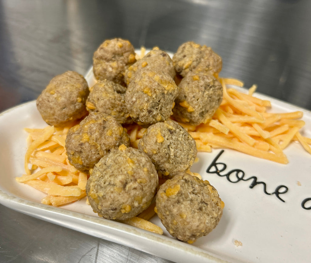 You smell like Beef & Cheese Treats!