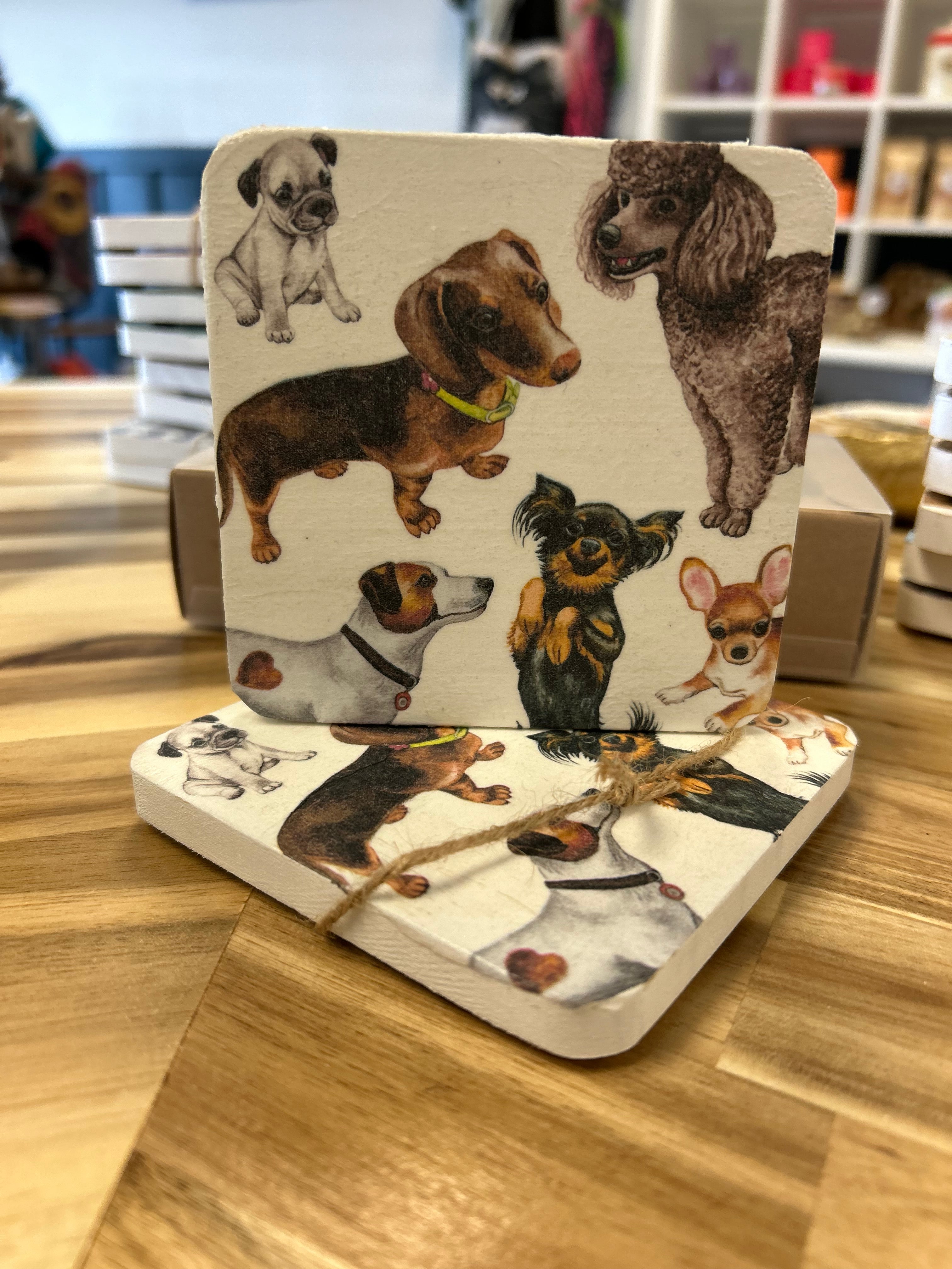 Happy Dog Coaster