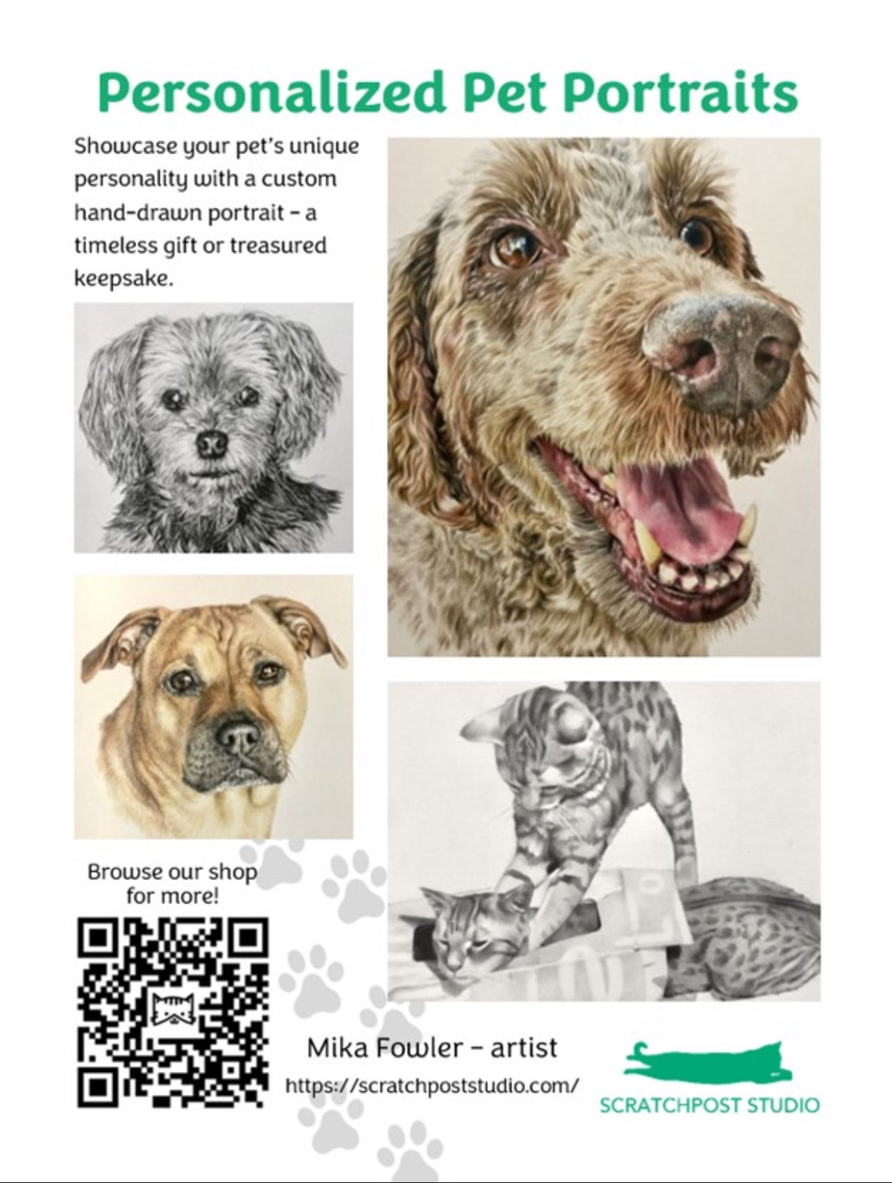 Personalized Pet Portraits