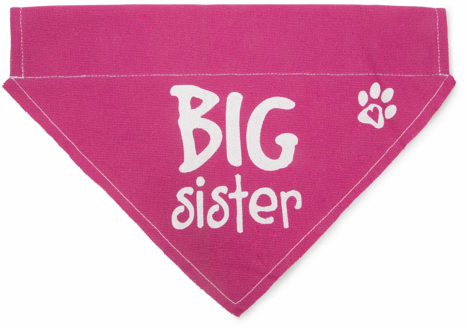 Big Sister Canvas Slip on Pet Bandana