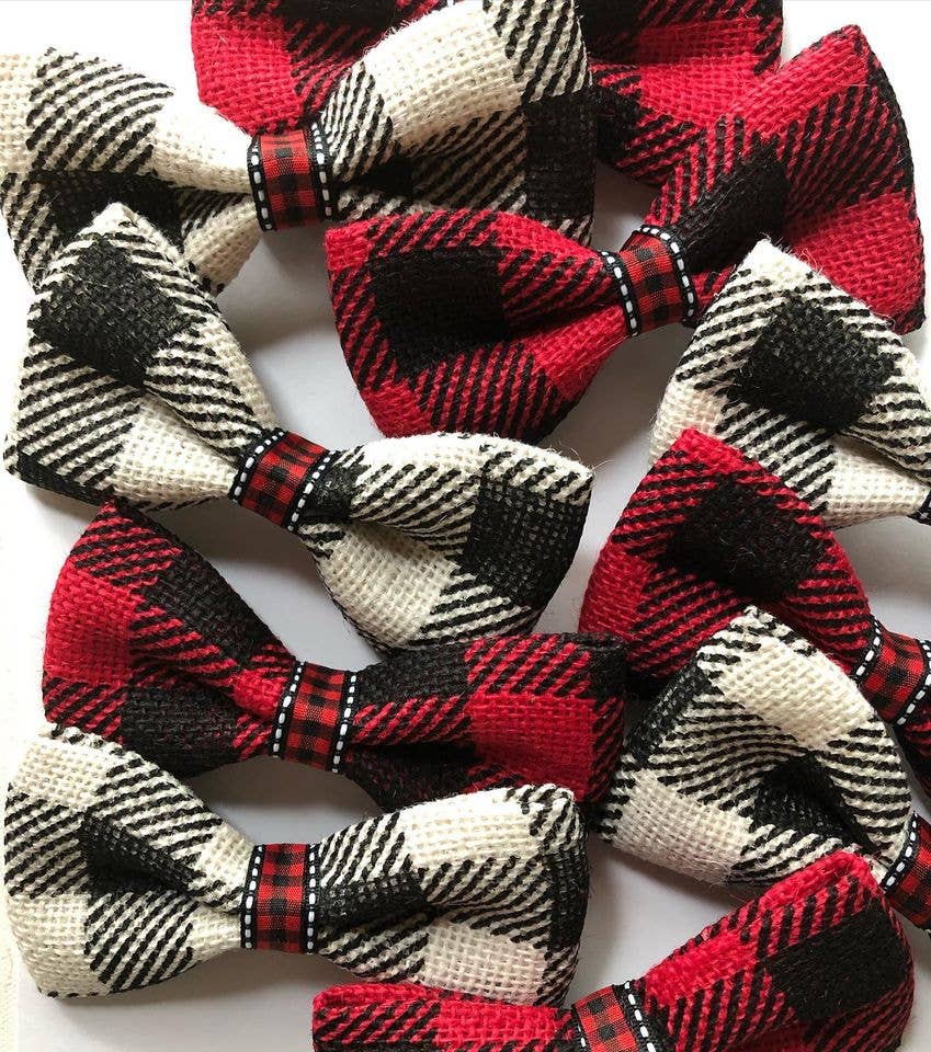 Checkered Plaid Bow Ties