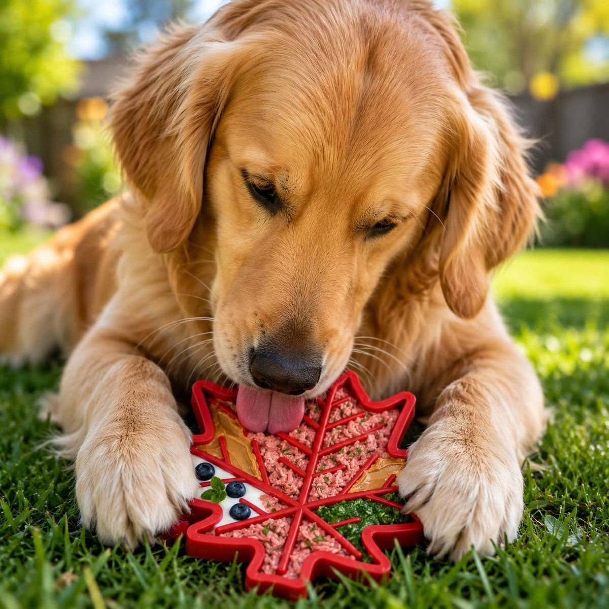 Maple Leaf Nylon Dog Chew Toy