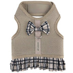 Harness Dress Khaki Plaid