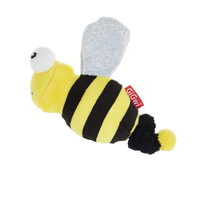 Vibrating Bee Cat Toy with Catnip