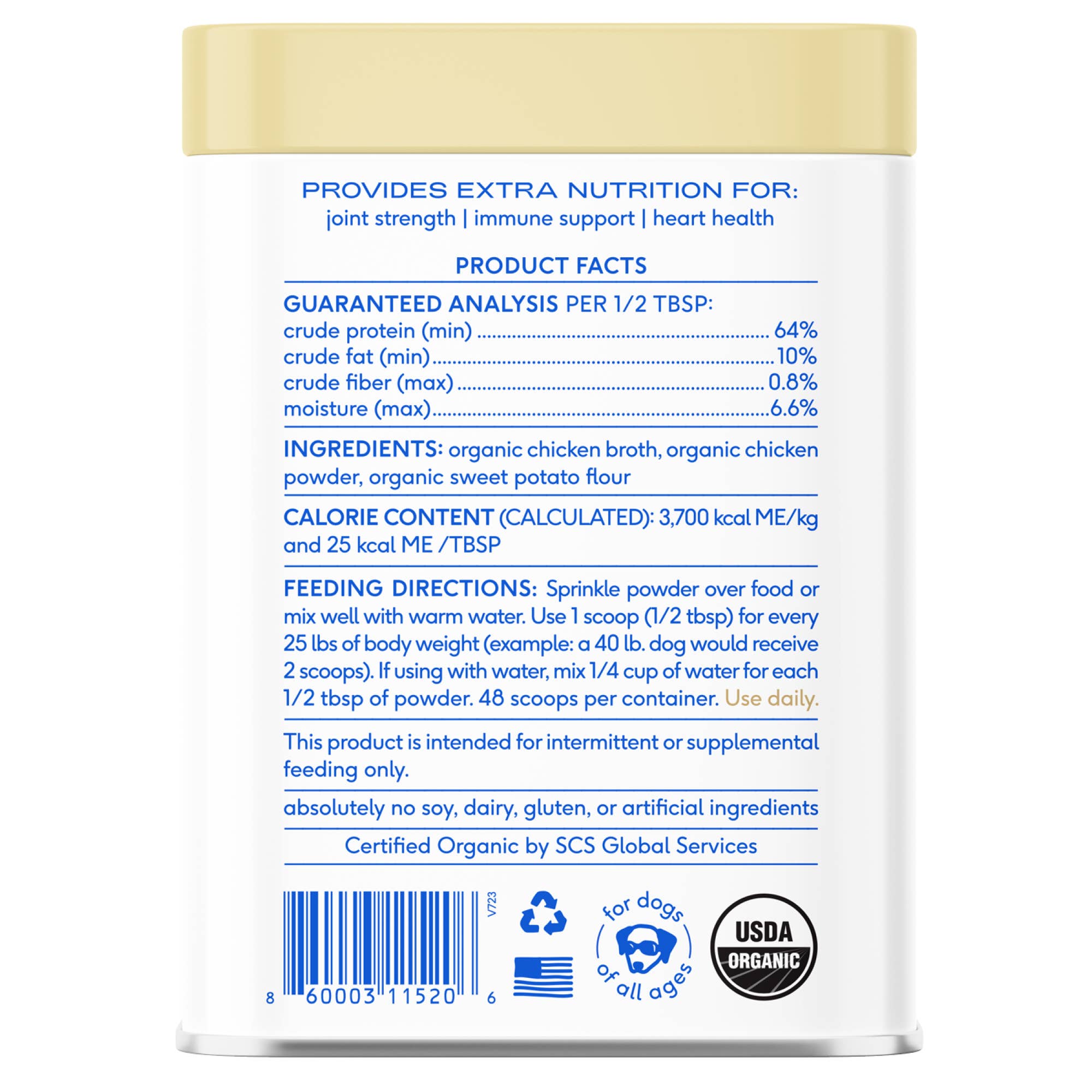 Organic Chicken Bone Broth Powder