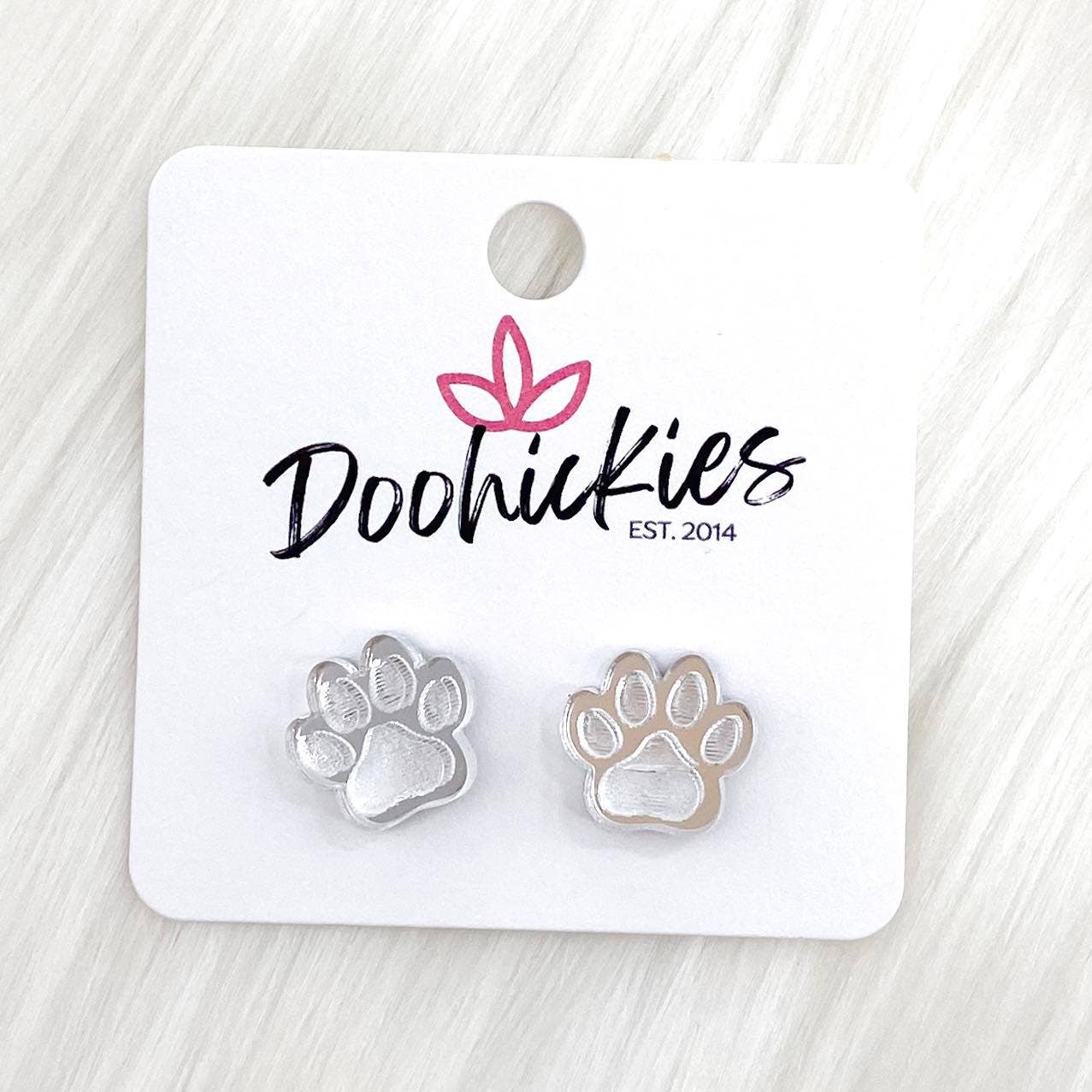 Acrylic Paws & Claws Earrings