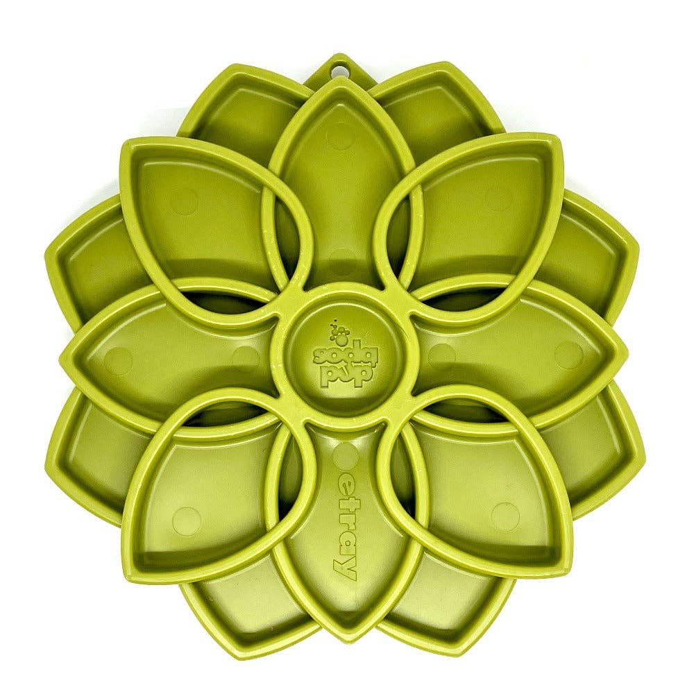 Mandala eTray Shallow Slow Feeder Dog Bowl