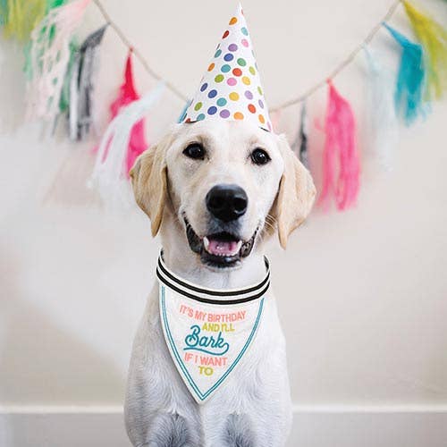 Pet Bandana - It's My Birthday And I'll Bark If I Want To