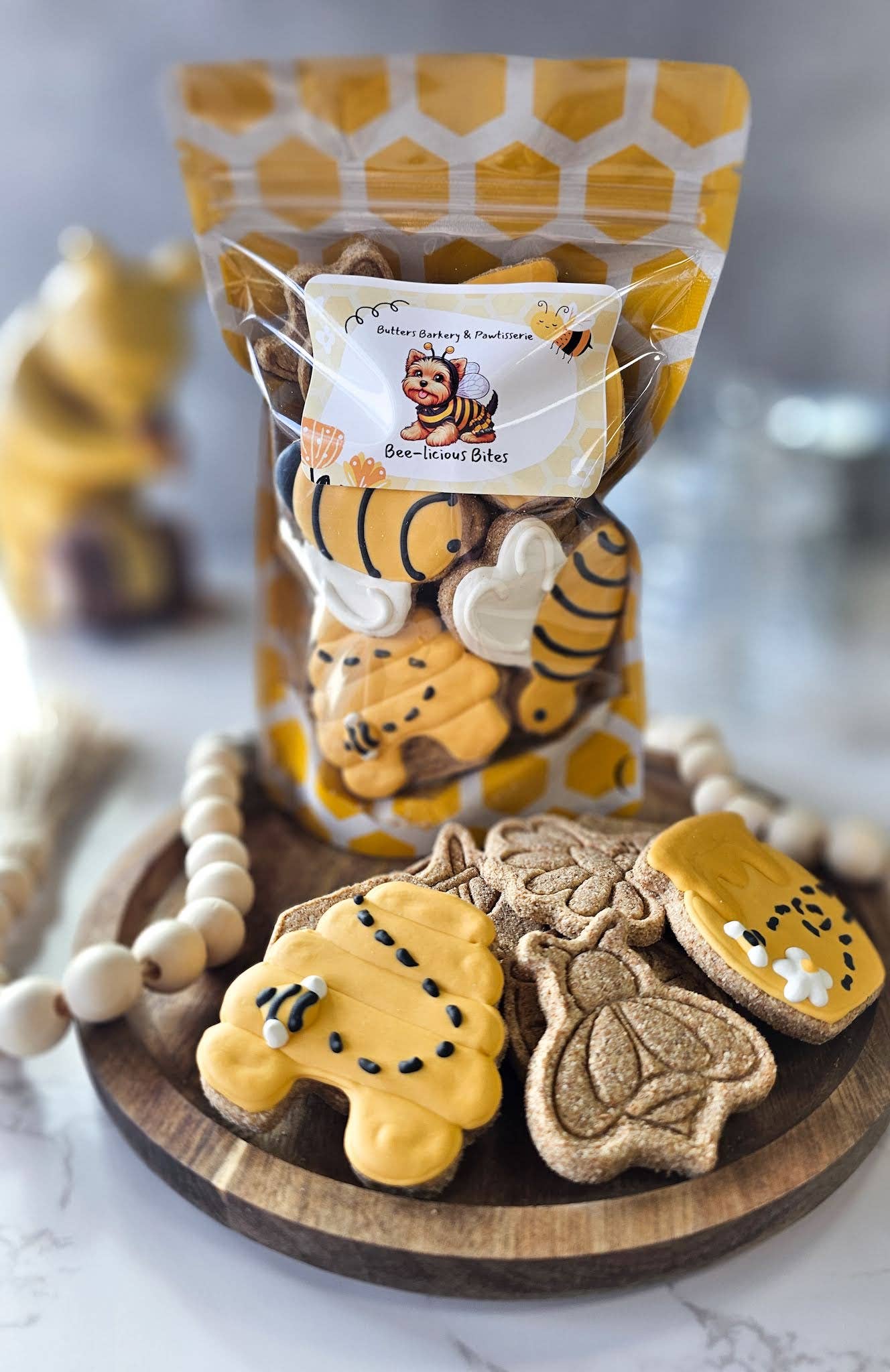 Bee-licious Bites Dog Cookie Bag