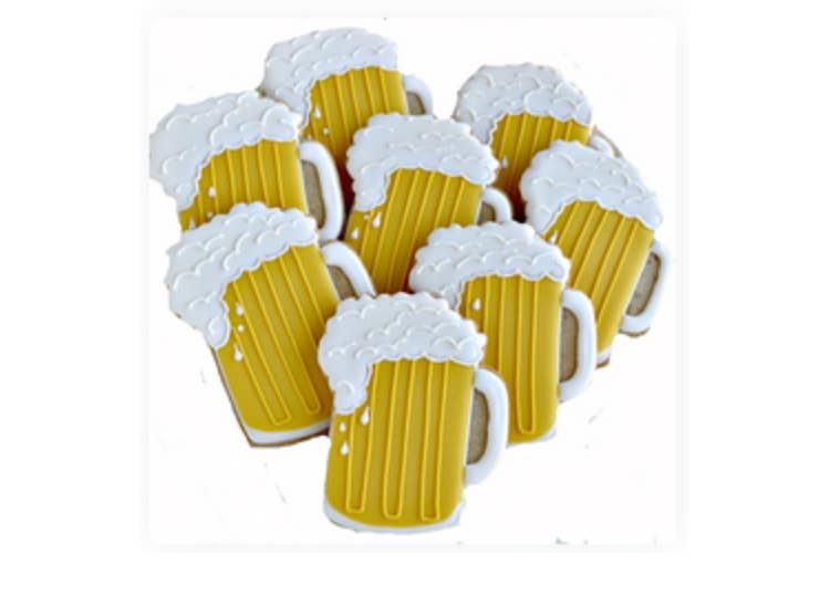 Beer Mug Dog Cookies