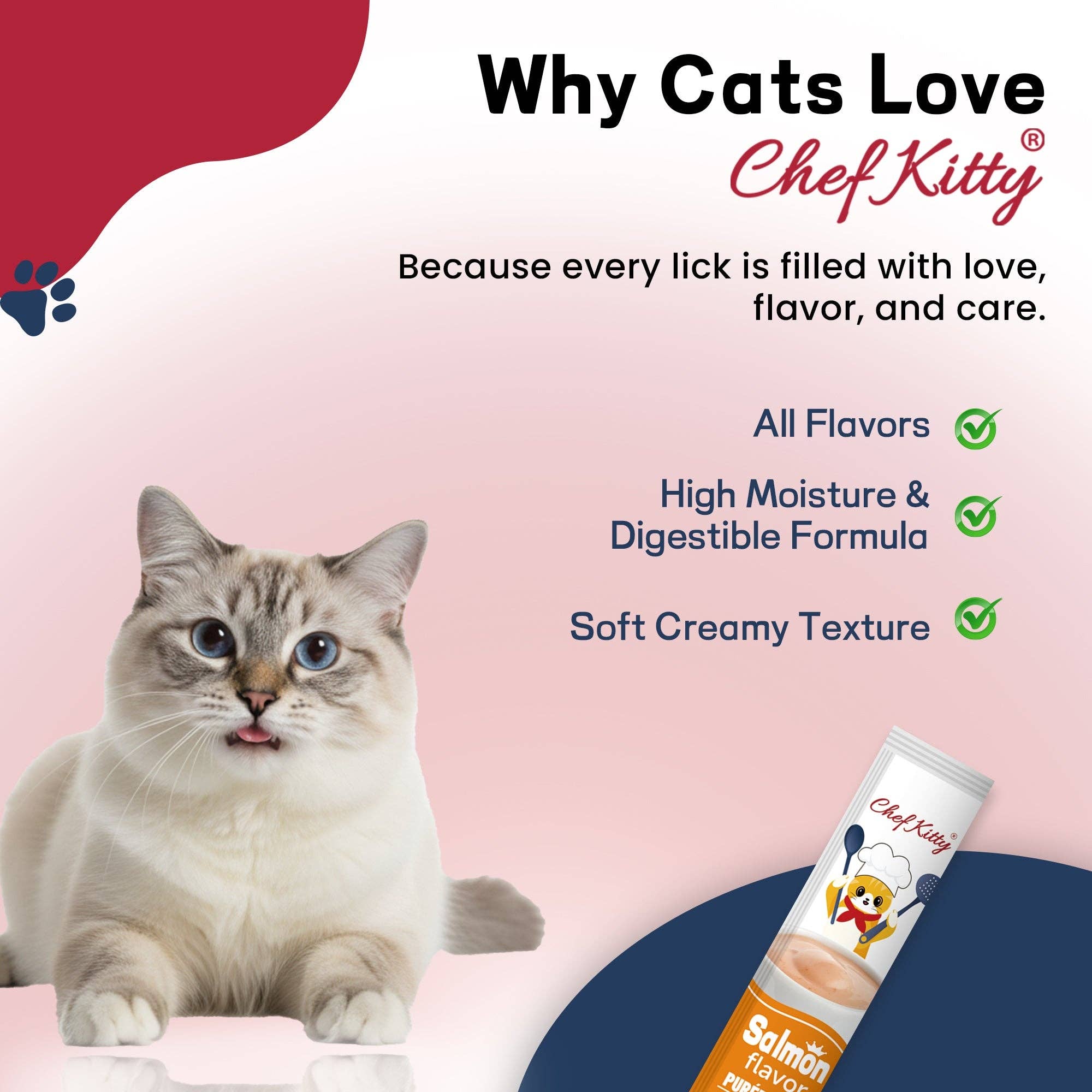 Chef Kitty Purée Pops - Grain-Free Cat Treats 20 Pack