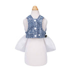 Summer Denim &amp; Tulle Dog Dress 🎀